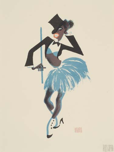 24 SIGNED LITHOGRAPHS Harlem As Seen By Hirschfeld.